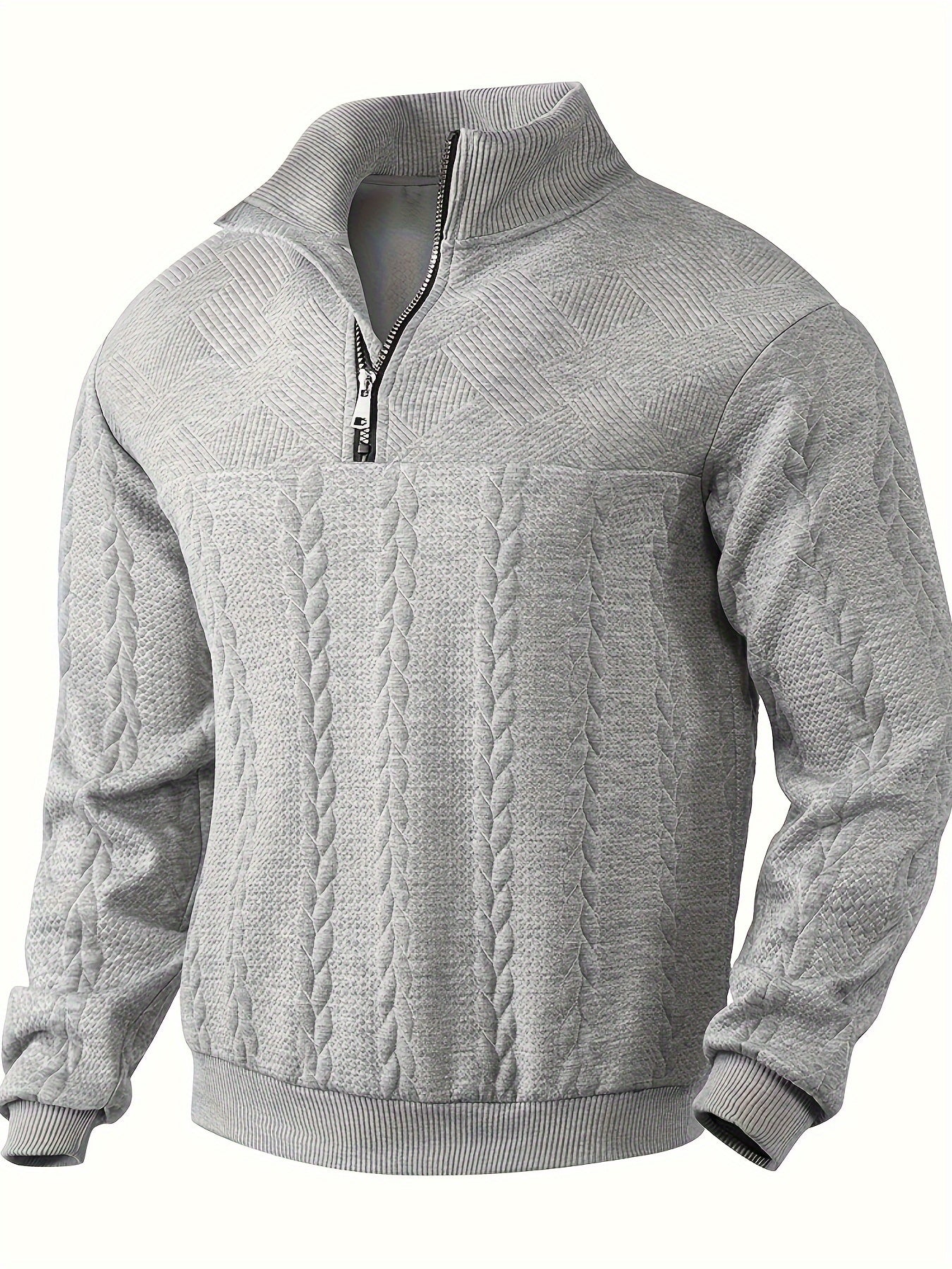 Richard – Vintage Herrenpullover mit Reißverschluss